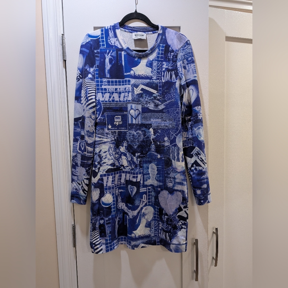 Moschino Jeans Graphic Print Minidress
